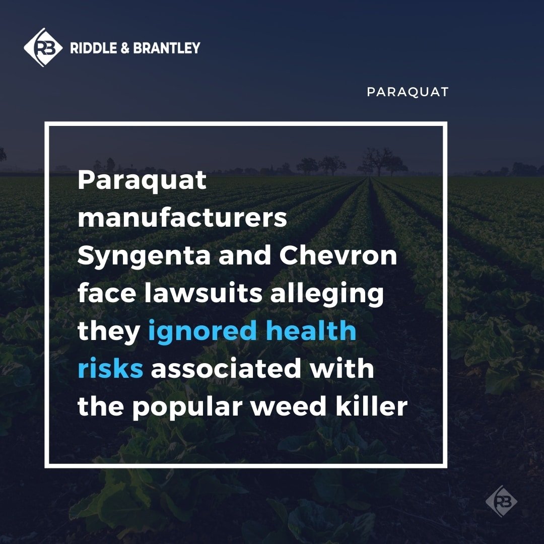 Did Syngenta and Chevron Know Paraquat Causes Parkinson
