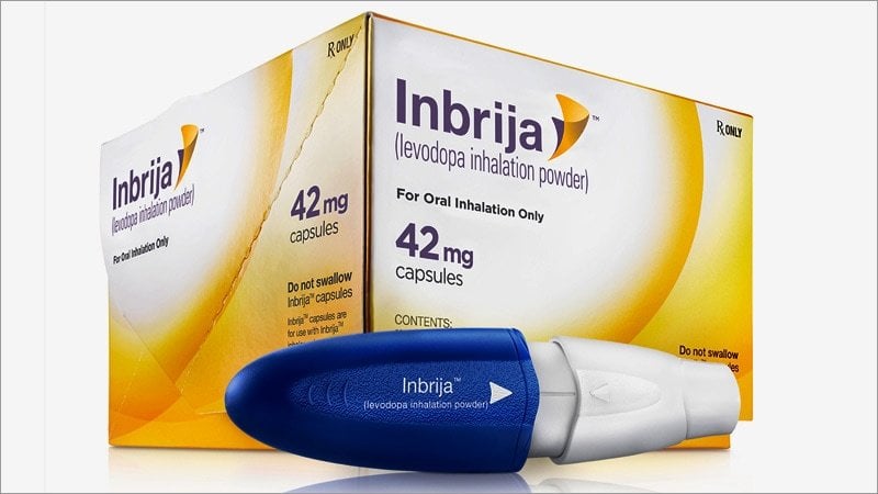 FDA OKs Inhaled Levodopa (Inbrija) for Parkinson