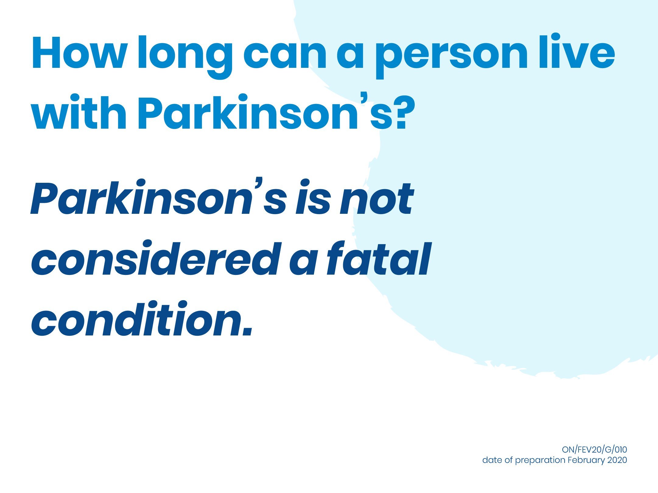 How long can patients live with Parkinson