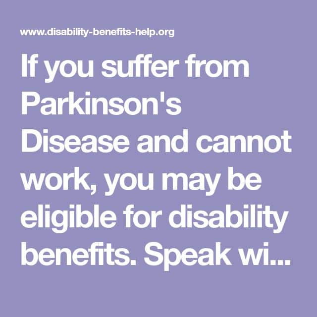 If you suffer from Parkinson