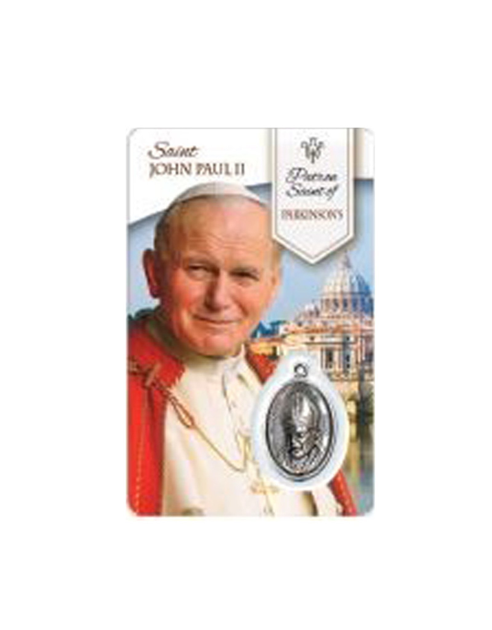 Medal Card of Saint John Paul II
