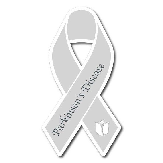 Parkinsons Disease Awareness Ribbon Sticker