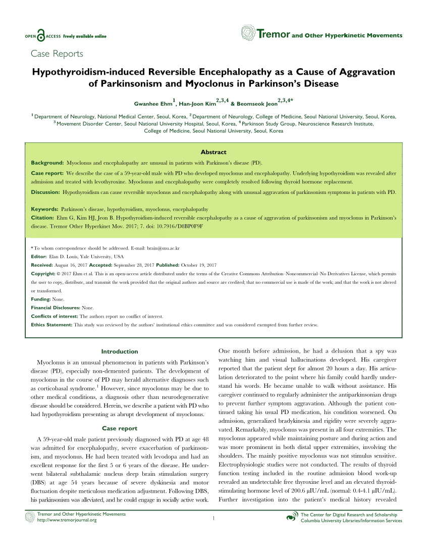 (PDF) Hypothyroidism