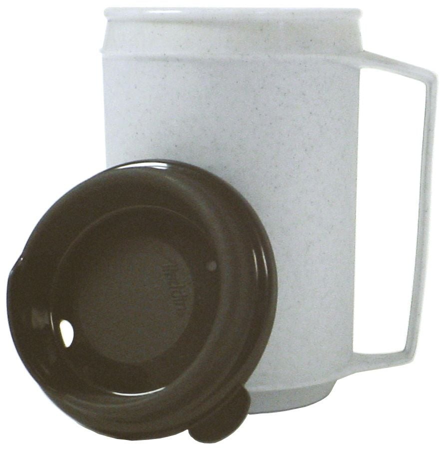 Weighted Insulated Mug :: cup with handle for Parkinsons